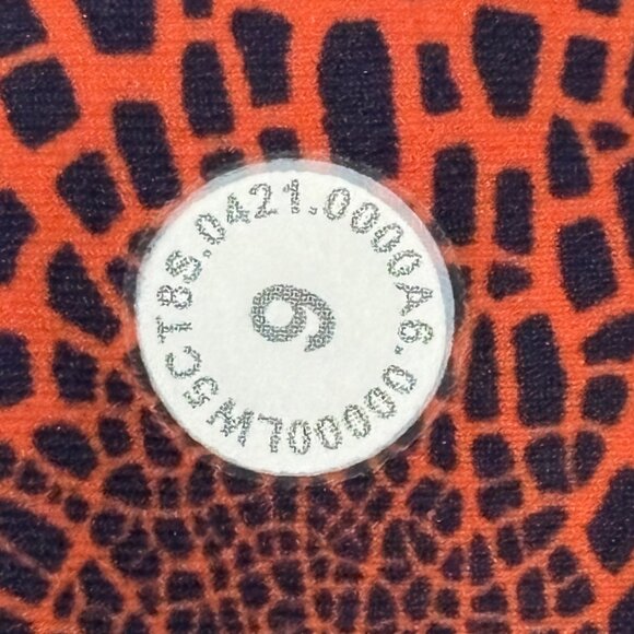 NWOT Lululemon Invigorate High-Rise Tight 25" Crackle Orange Training Leggings 6 - Picture 8 of 11